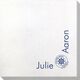 Corner Text with Welcome Aboard Design Bamboo Luxe Napkins Image 1 of 3